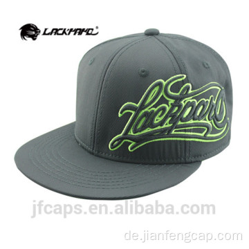 Mode benutzerdefinierte 6 Panel Snapback Kappe / Hut